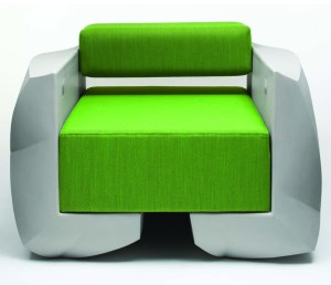 green chair front small